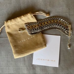 Jenny Bird Mixed Metal Chain Austin Cuff Bracelet
